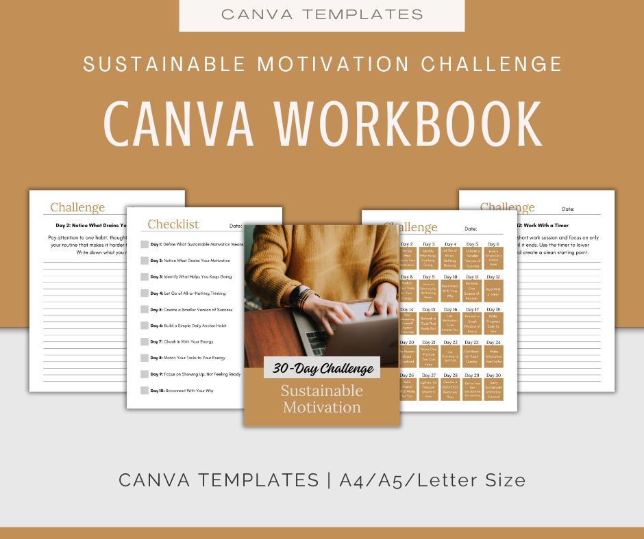 30-Day 'Sustainable Motivation' Challenge