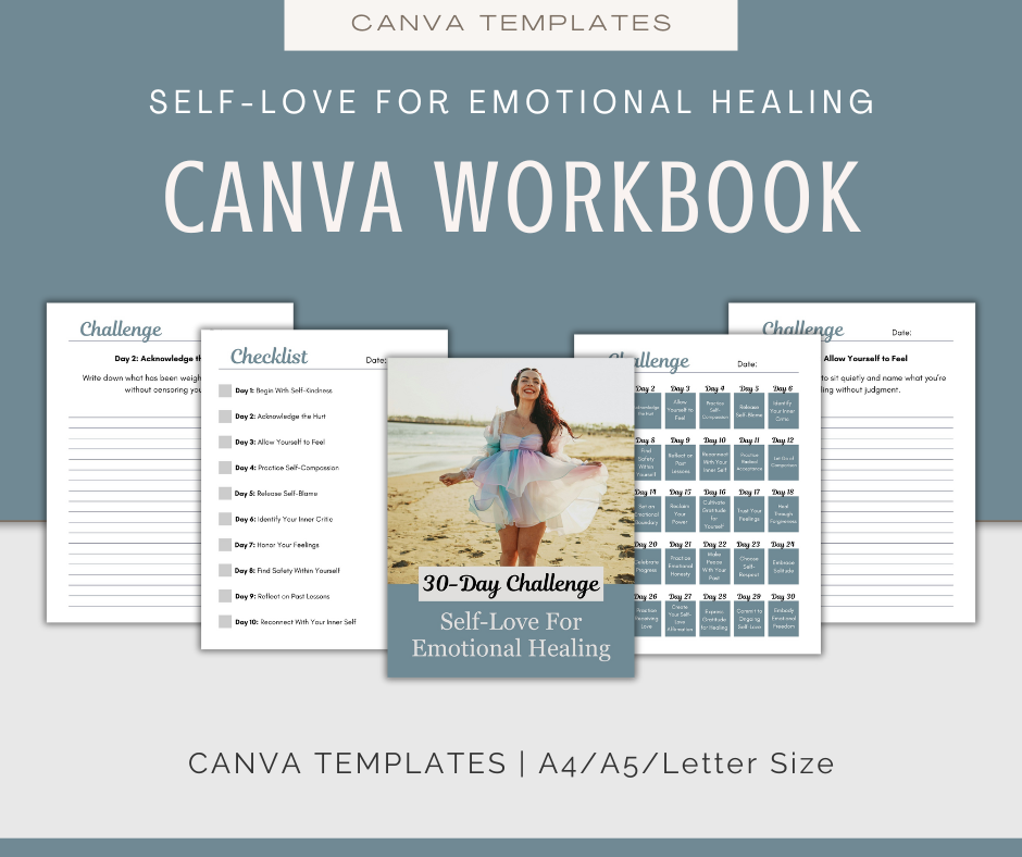 30-Day Self-Love For Emotional Healing Challenge