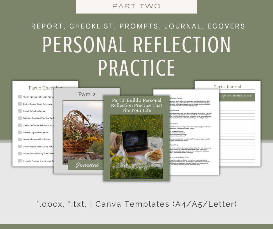 4-Part eCourse: Quiet Reflection
