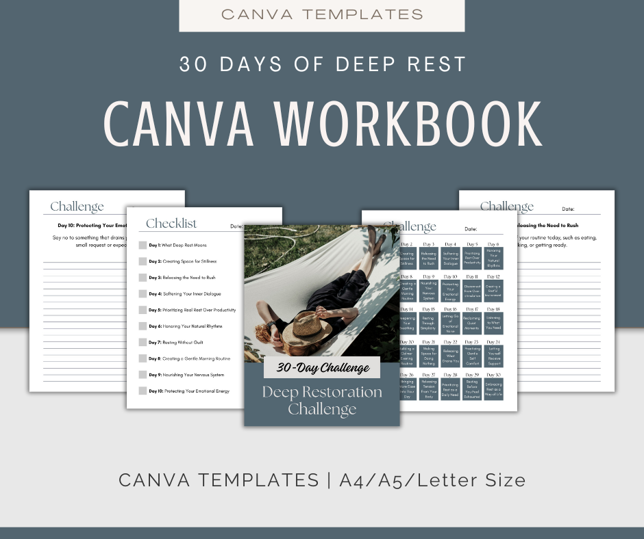 All Day Deep 30-Day Deep Rest Challenge – Happy Healthy Content
