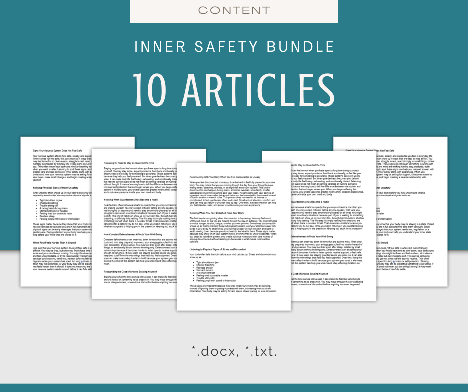 Inner Safety | Content & Journal Bundle