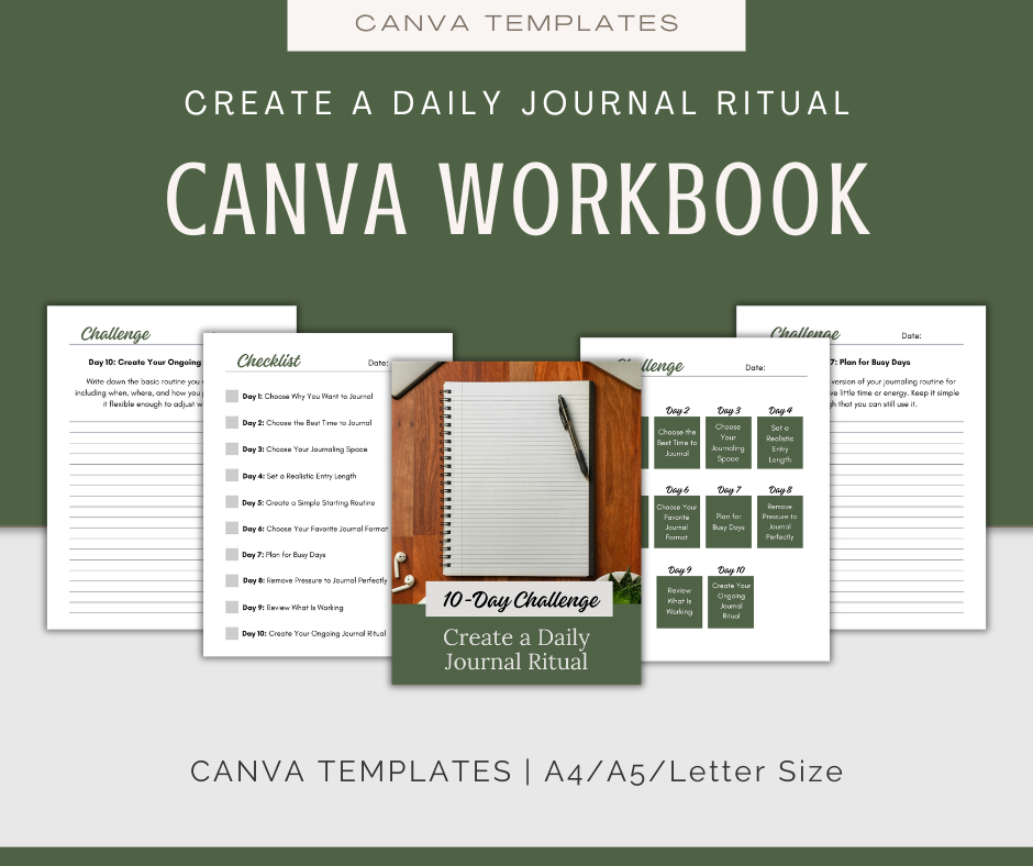 10-Day 'Create a Daily Journal Ritual' Challenge