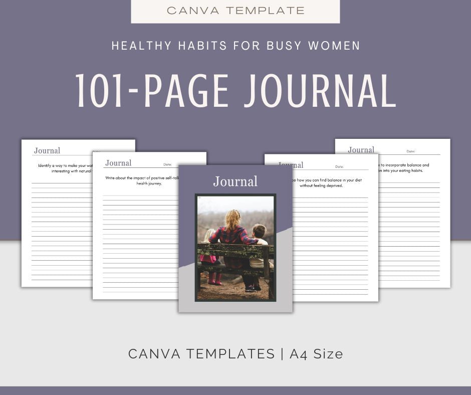 Healthy Habits For Busy Women | Content & Journal Bundle