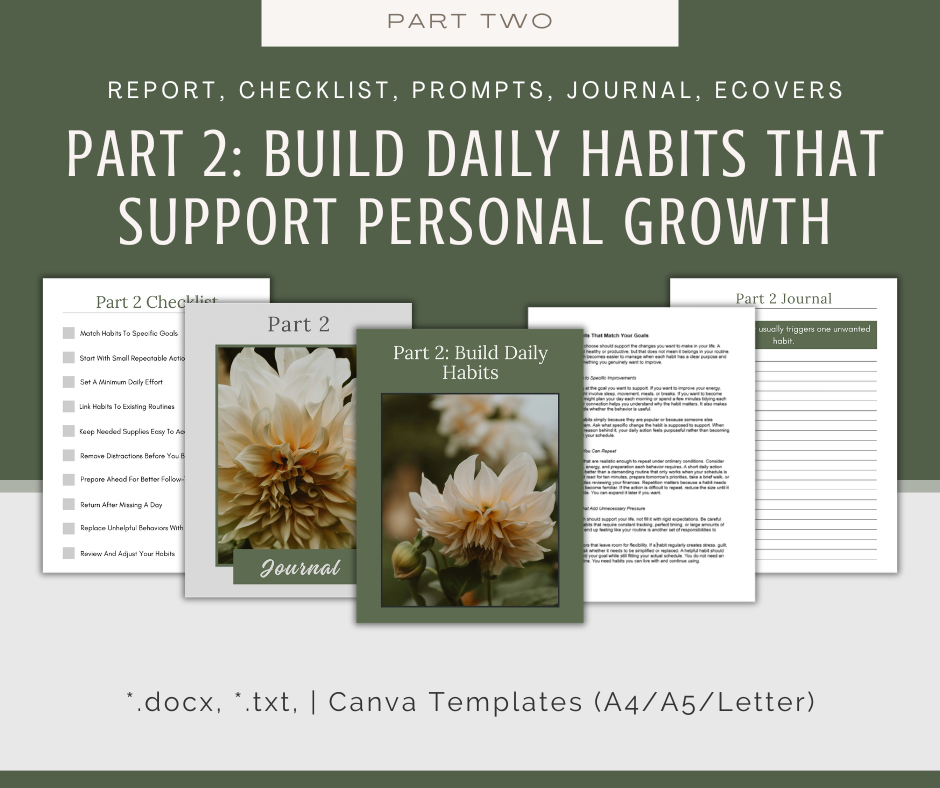 4-Part eCourse: Daily Self-Improvement
