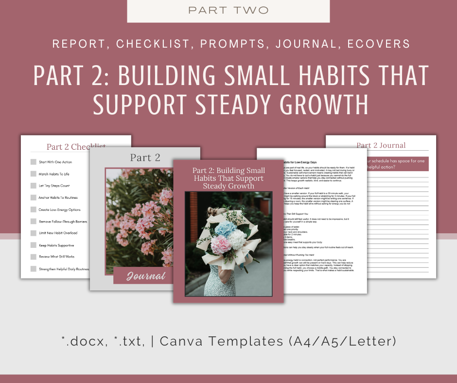 4-Part eCourse: Sustainable Self-Improvement