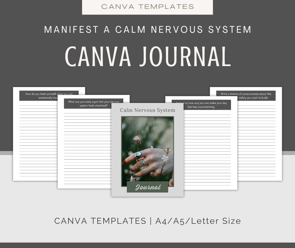 Manifest a Calm Nervous System | Content & Journal Bundle