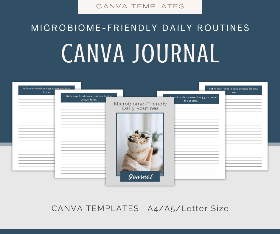 Microbiome-Friendly Daily Routines | Content & Journal Bundle