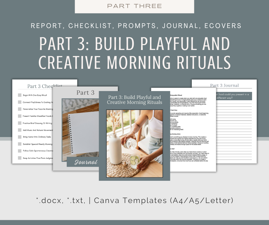 4-Part eCourse: Whimsical Morning Routine