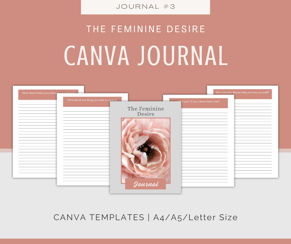 Sacred Feminine Self-Discovery Journal Collection | 10 Journals