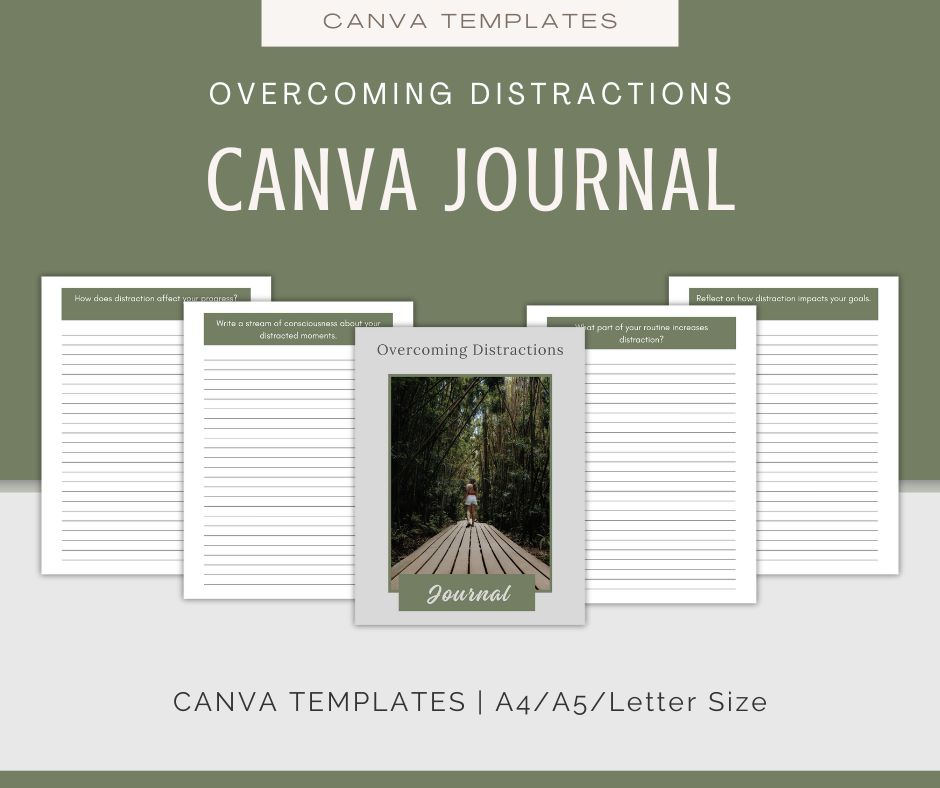 Overcoming Distractions | Content & Journal Bundle