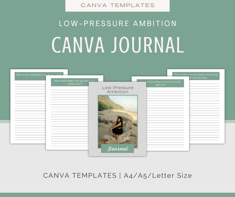 Low-Pressure Ambition | Content & Journal Bundle