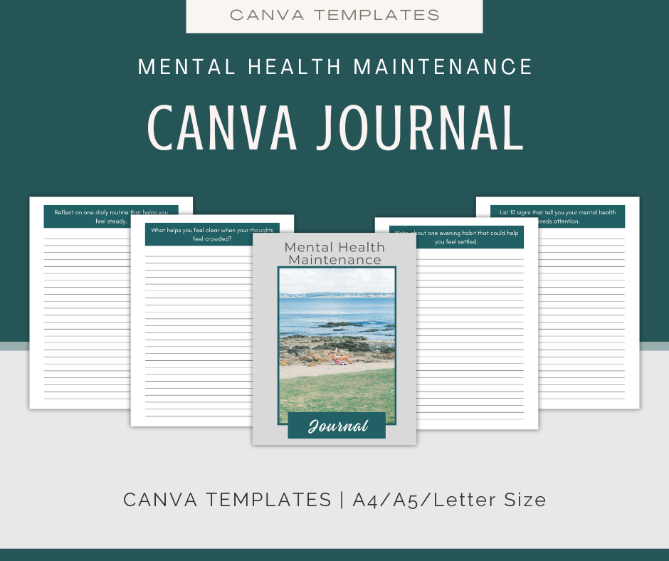 Mental Health Maintenance | Content & Journal Bundle