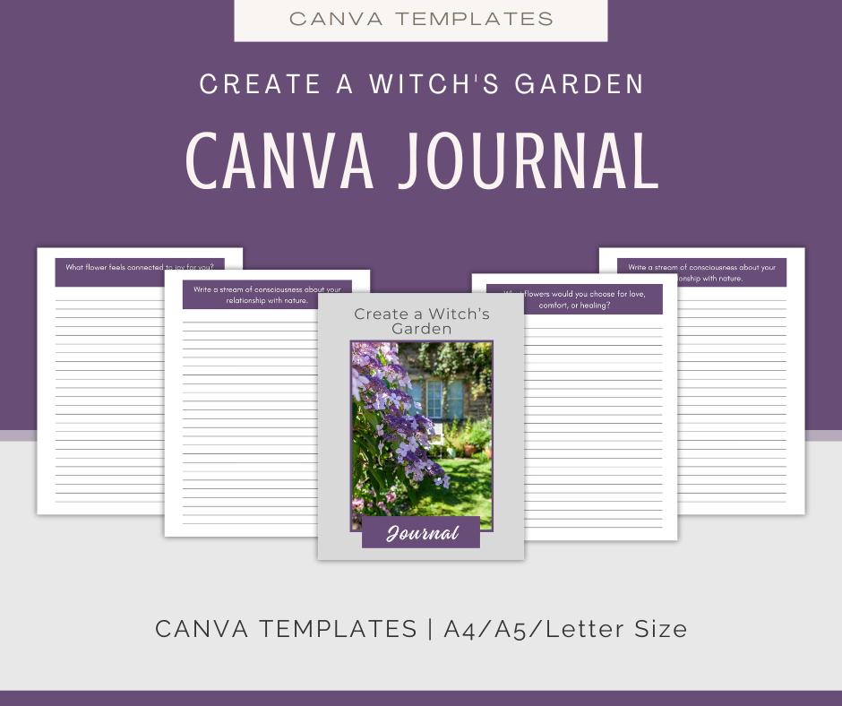 Create a Witch's Garden | Content & Journal Bundle
