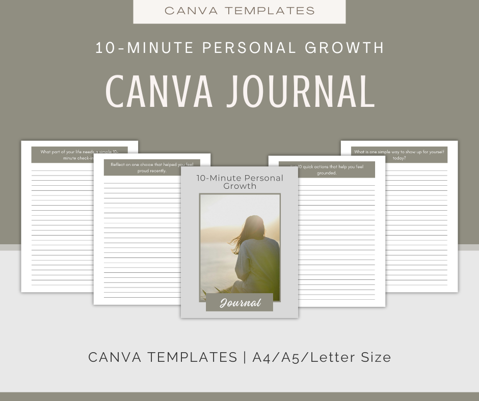 10-Minute Personal Growth | Content & Journal Bundle