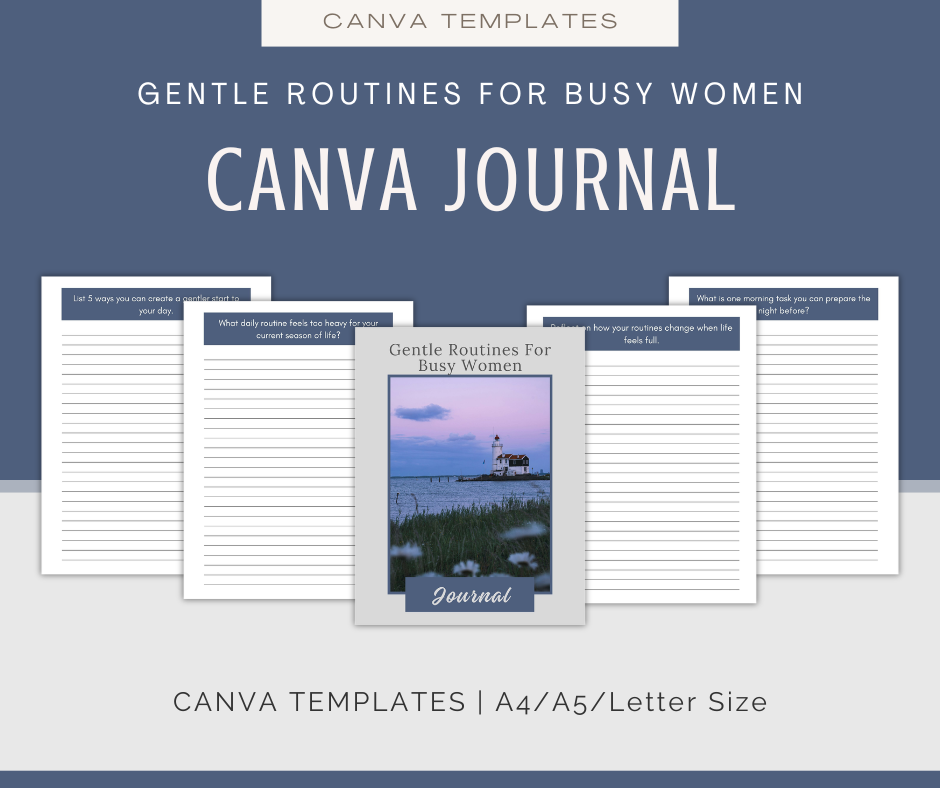 Gentle Routines For Busy Women | Content & Journal Bundle