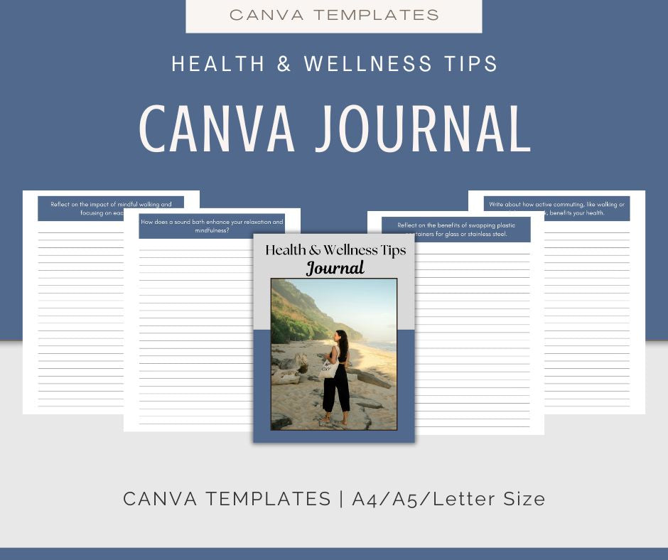 365 Health and Wellness Tips | Content & Templates Bundle