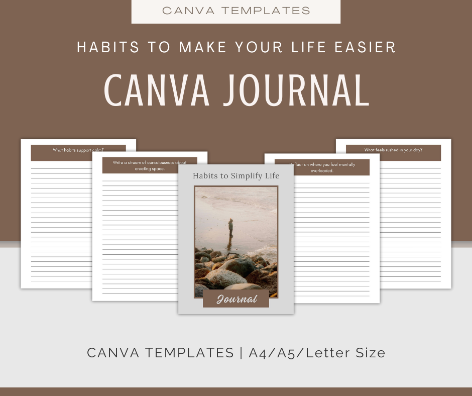Habits to Make Your Life Easier | Content & Journal Bundle