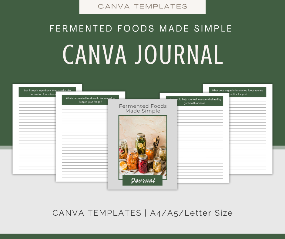 Fermented Foods Made Simple | Content & Journal Bundle