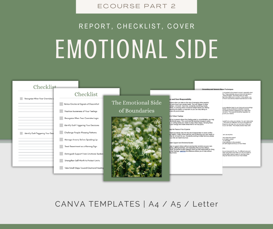 Boundaries and Personal Power | MEGA Content and Templates Bundle