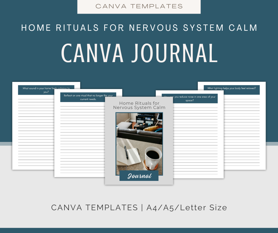 Home Rituals for Nervous System Calm | Content & Journal Bundle