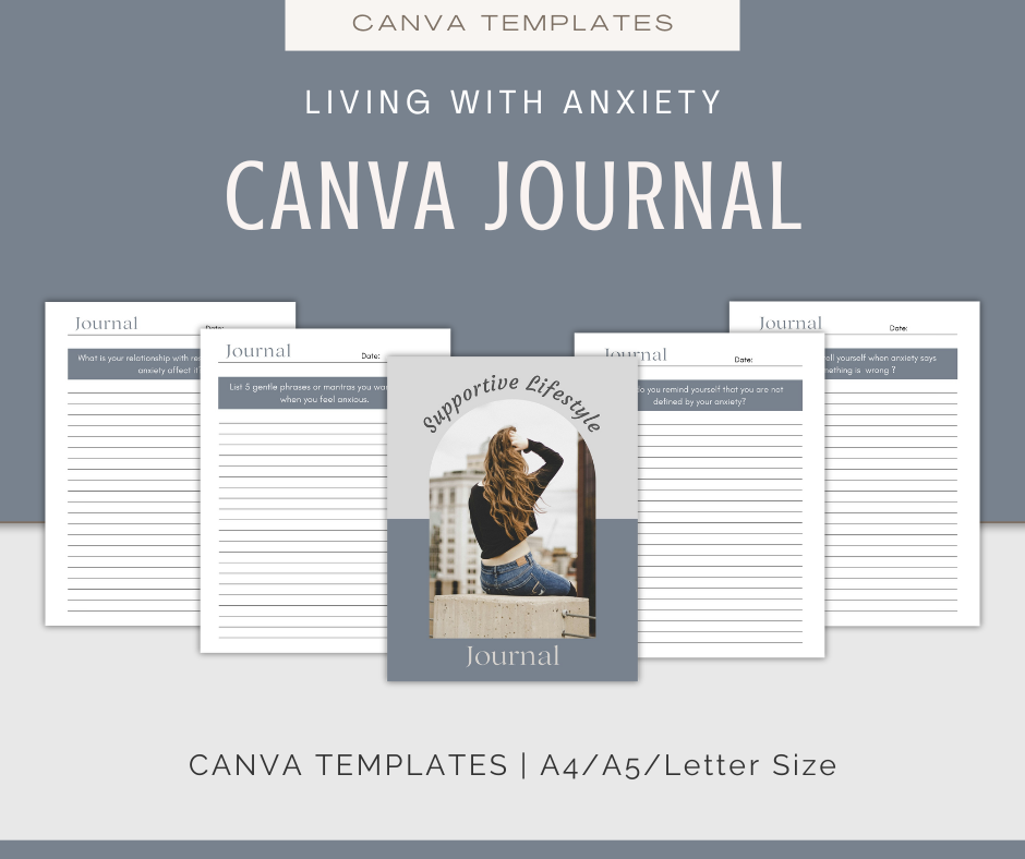 Living With Anxiety | Content & Journal Bundle