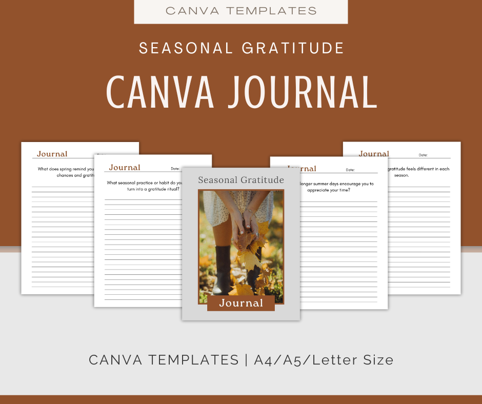 Seasonal Gratitude | Content & Journal Bundle