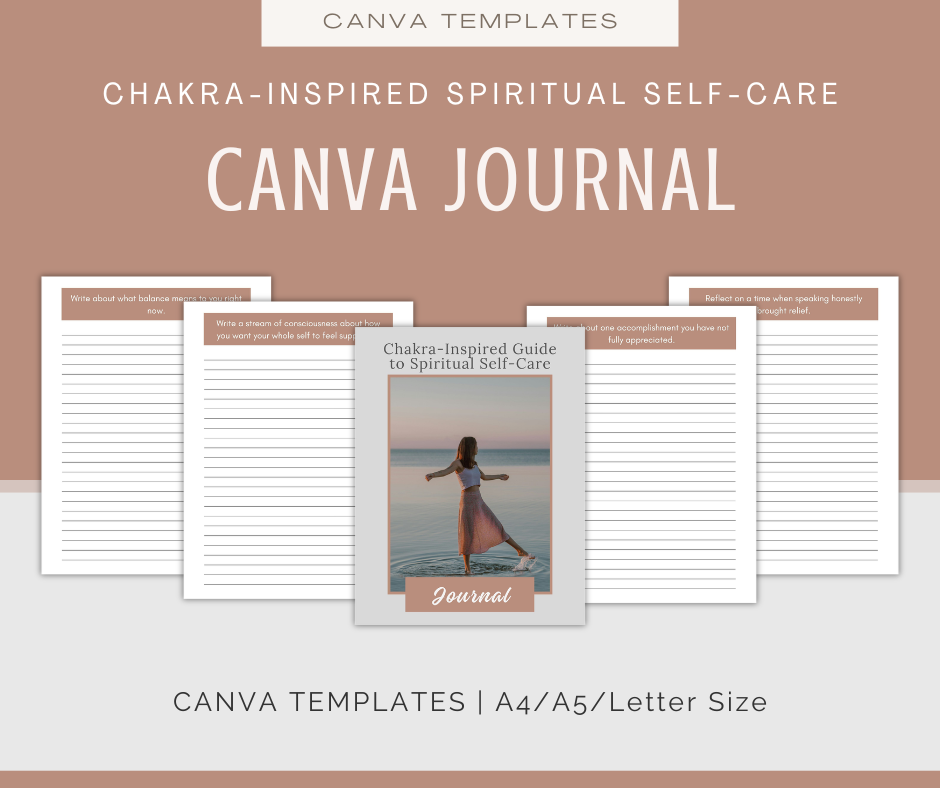 Chakra-Inspired Guide to Spiritual Self-Care | Content & Journal Bundle