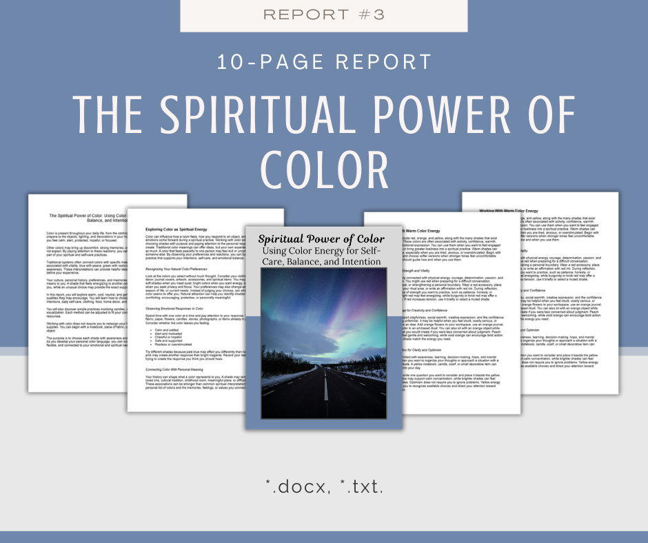 Sacred Energy Rituals Reports | 5 Report Bundle
