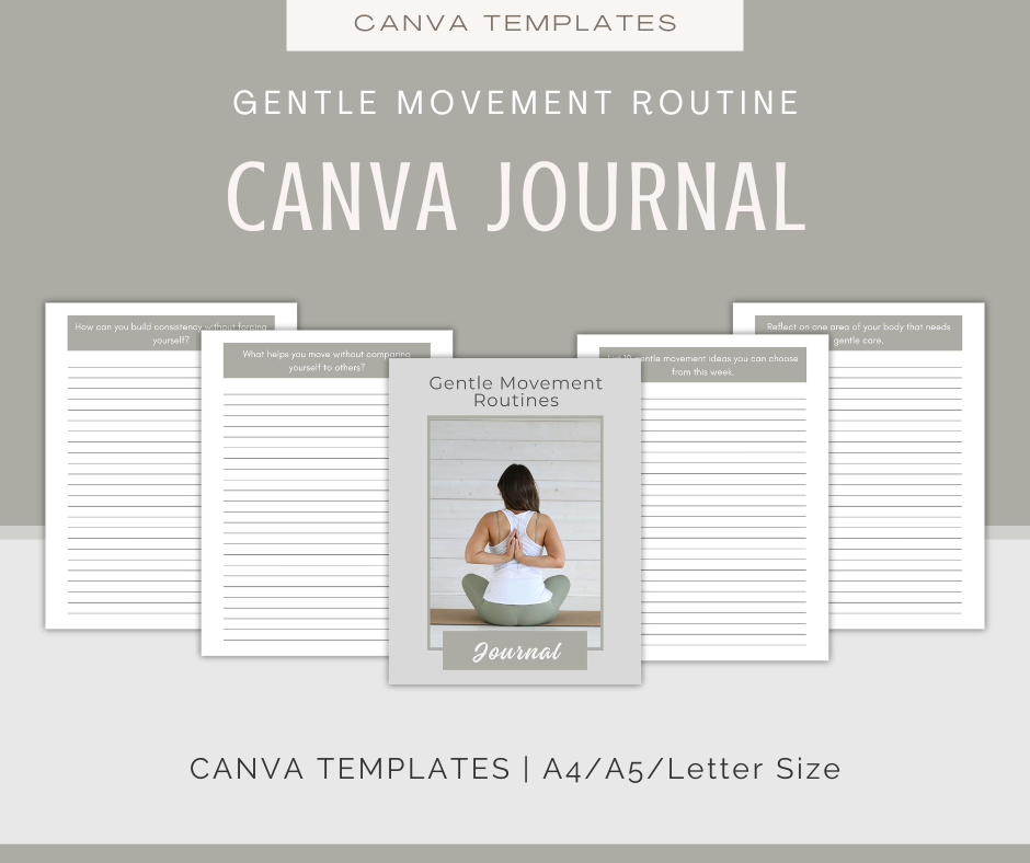 Gentle Movement Routine | Content & Journal Bundle