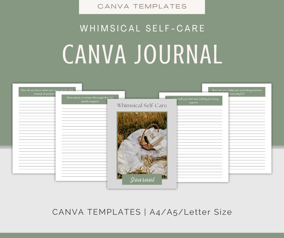 Whimsical Self-Care | Content & Journal Bundle