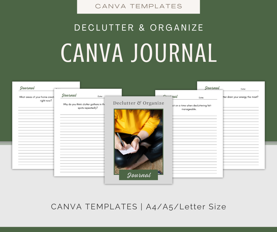Declutter and Organize | Content & Journal Bundle