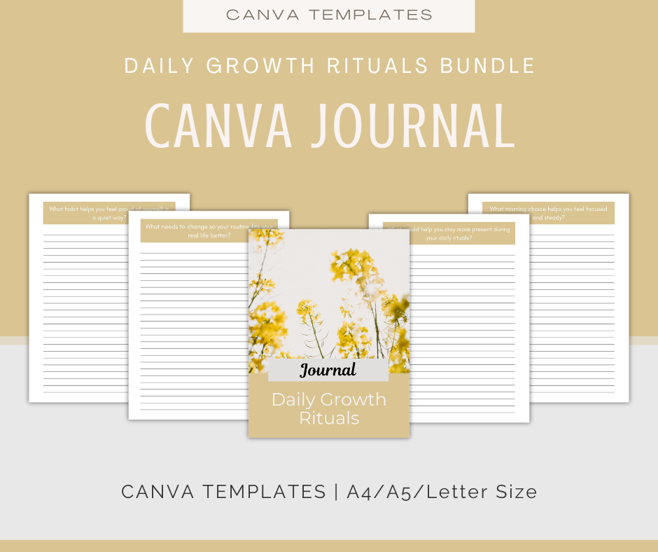 Daily Growth Rituals | Content & Journal Bundle