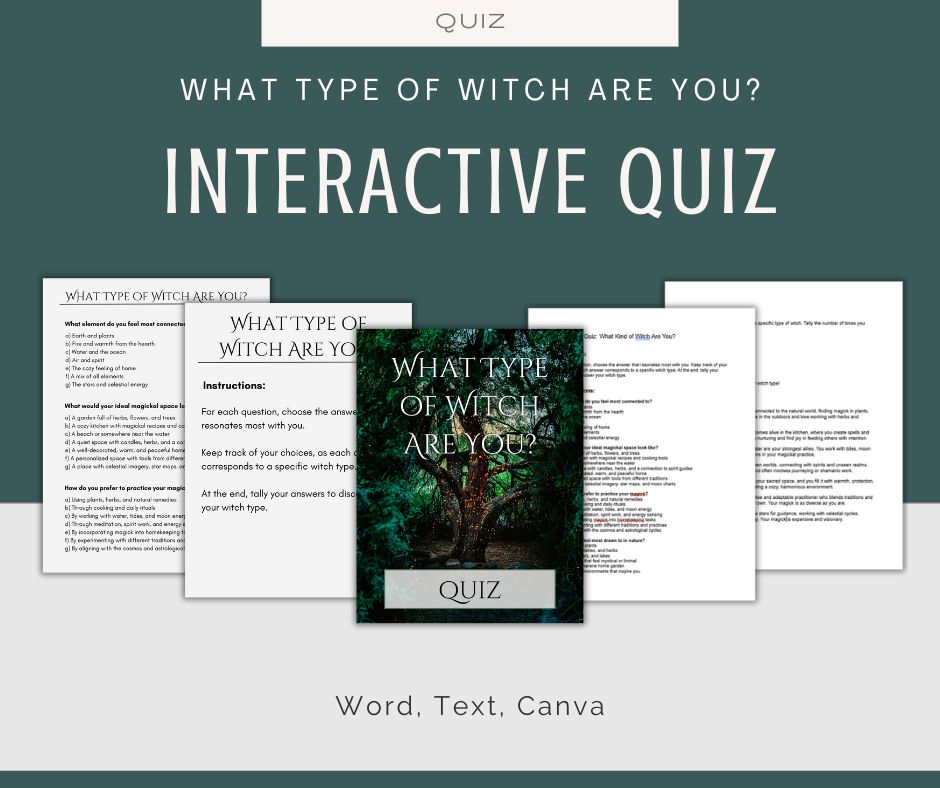 Types of Witches | Workbook, Guides, and Quiz