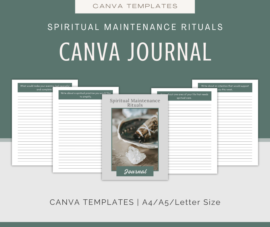 Spiritual Maintenance Rituals For Everyday Life | Content & Journal Bundle