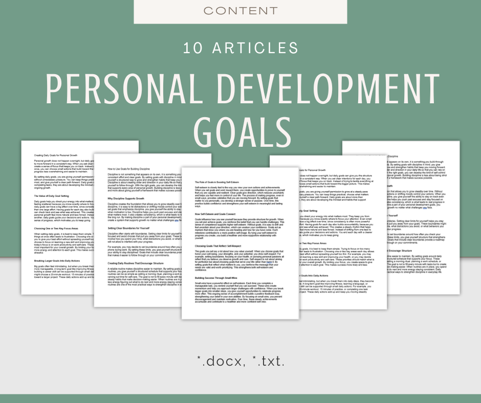 100 Goal-Setting Articles