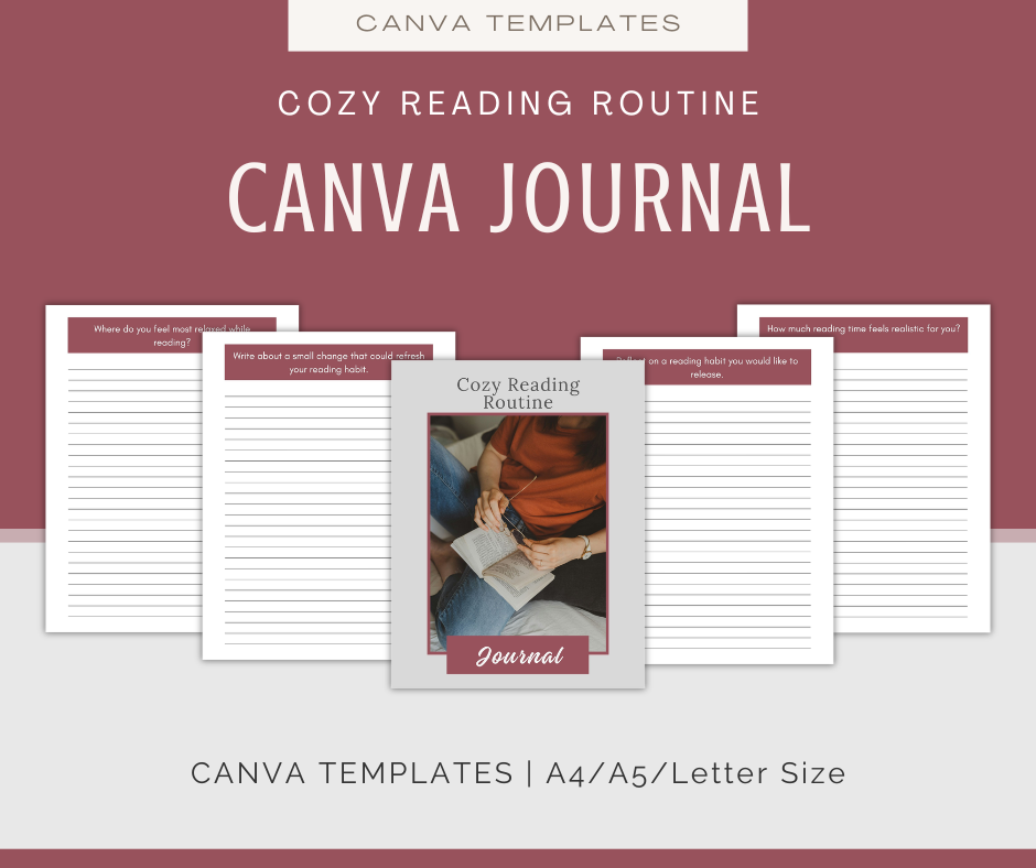 Create a Cozy Reading Routine | Content & Journal Bundle