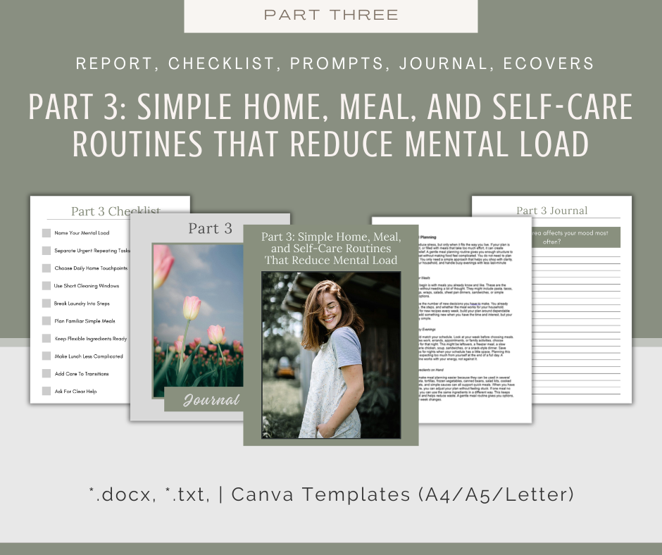 4-Part eCourse: Gentle Routines For Busy Women