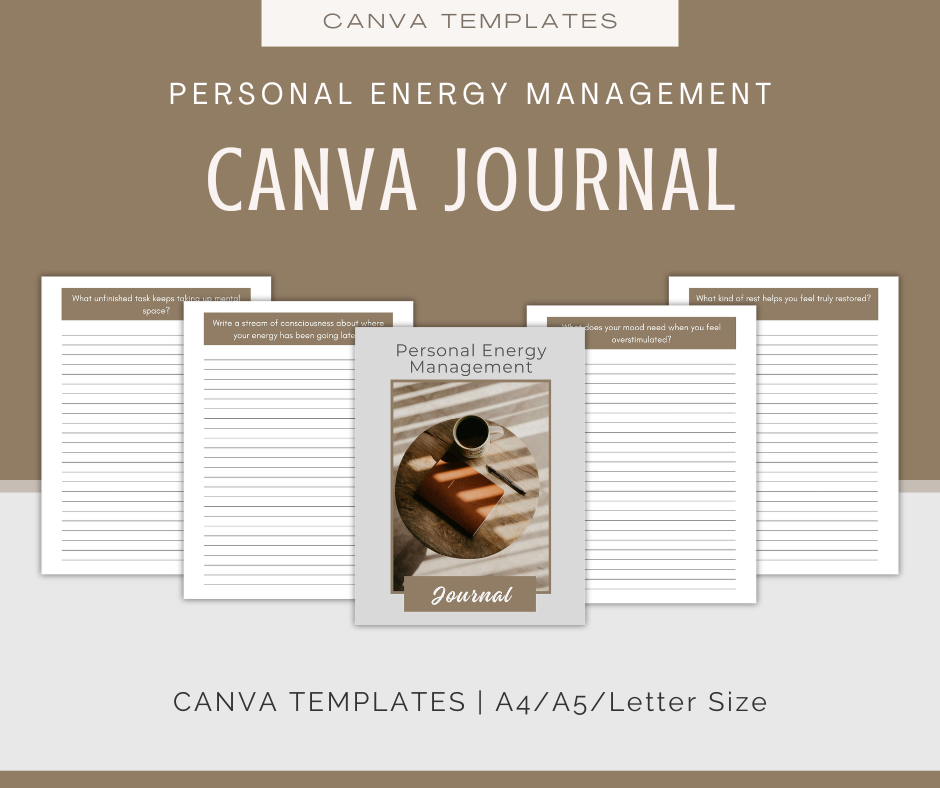 Personal Energy Management | Content & Journal Bundle