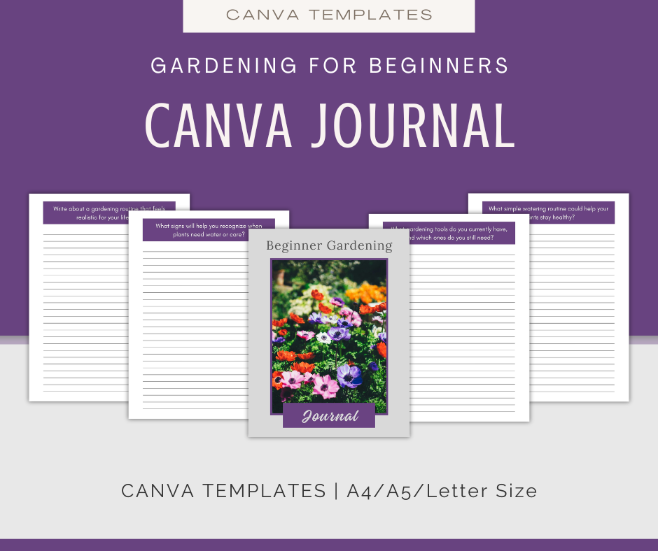 Gardening For Beginners | Content & Journal Bundle