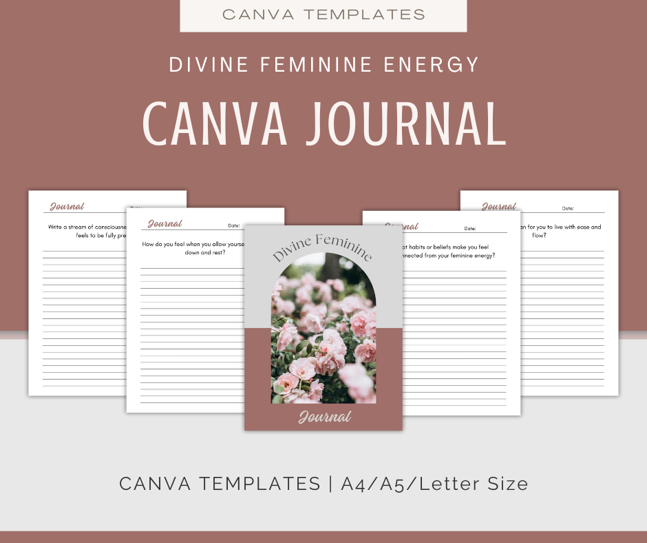 Divine Feminine Energy | Content & Journal Bundle