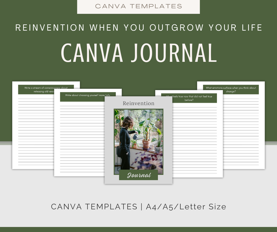 Reinvention When You Outgrow Your Life | Content & Journal Bundle