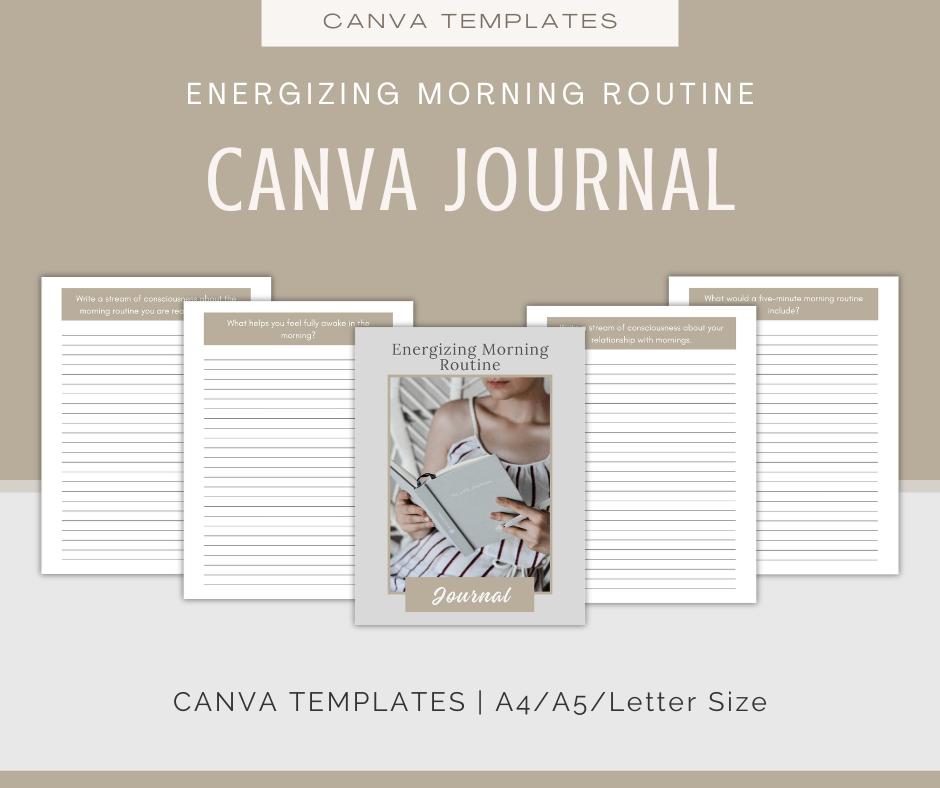 Energizing Morning Routine | Content & Journal Bundle