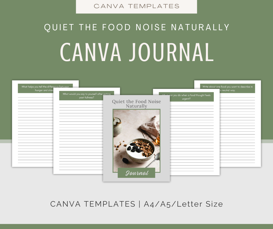 Quiet the Food Noise Naturally | Content & Journal Bundle
