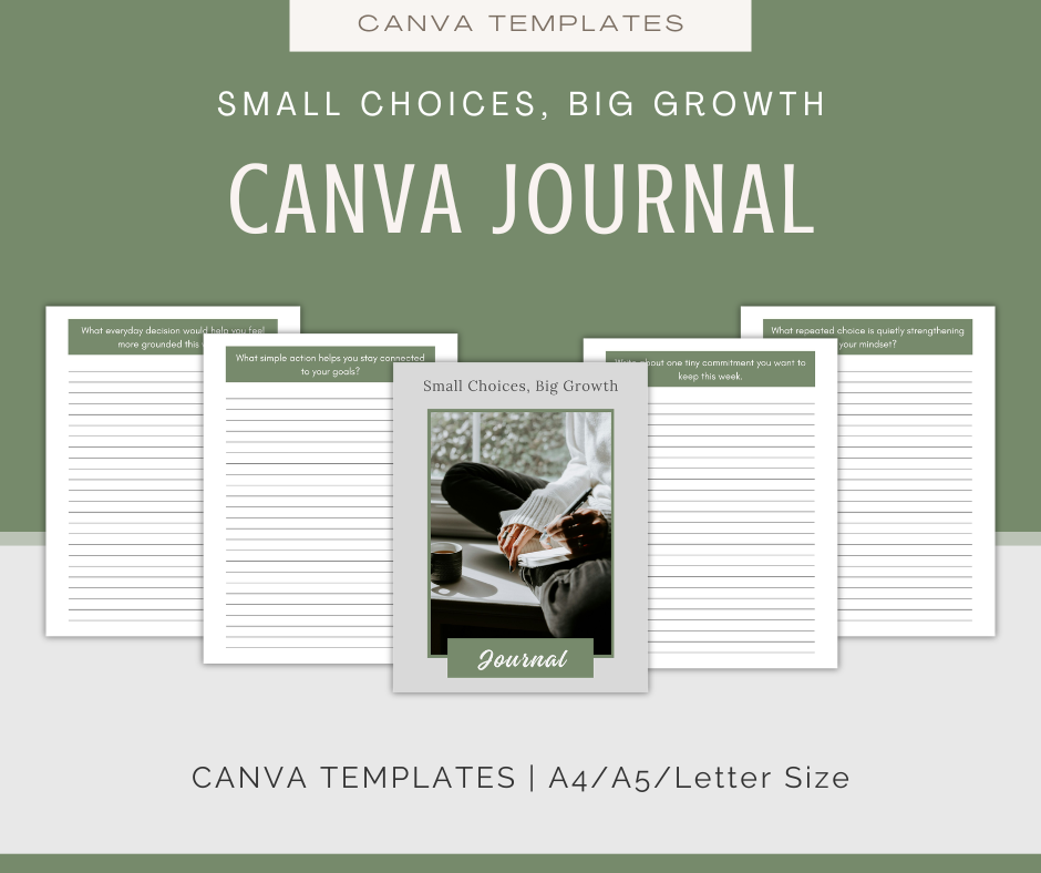 Small Choices, Big Growth | Content & Journal Bundle