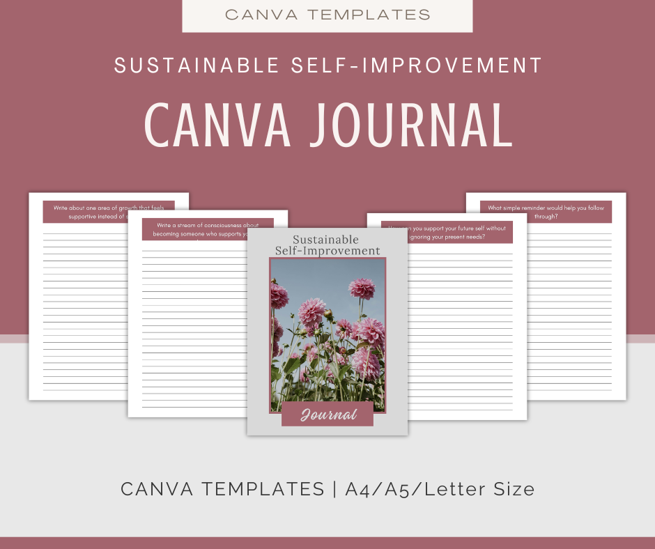 Sustainable Self-Improvement | Content & Journal Bundle