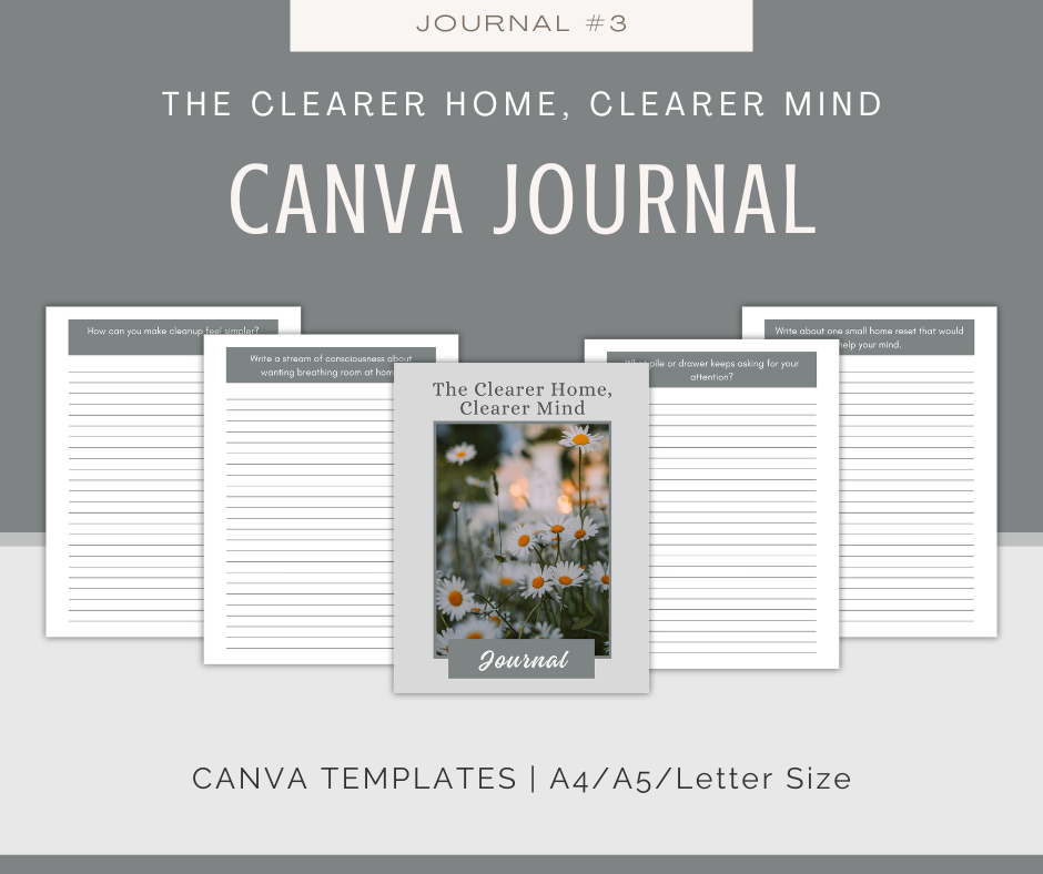 Simple Living for a Clearer Mind Journal Collection | 10 Journals