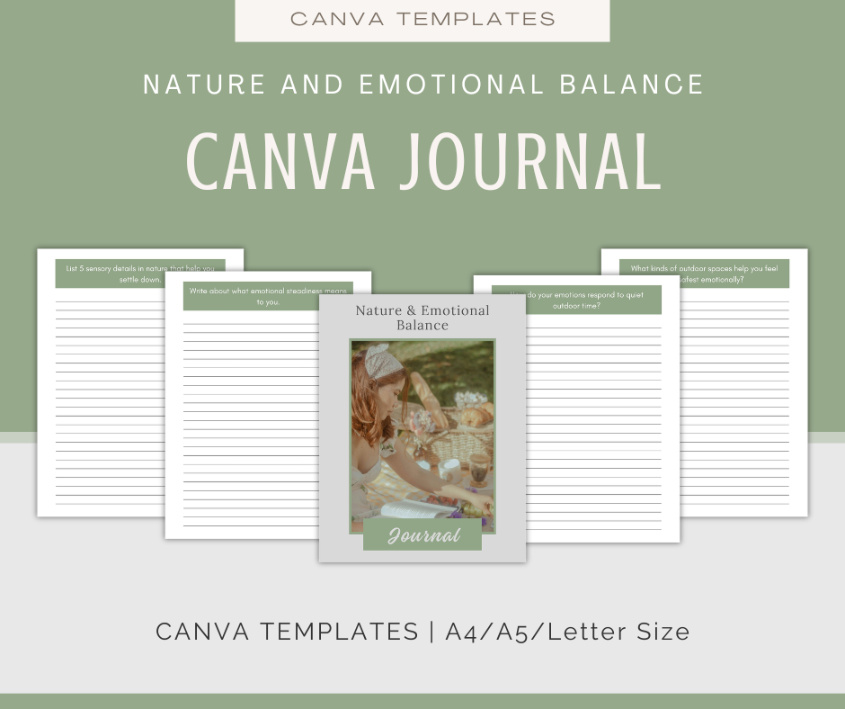 Nature and Emotional Balance | Content & Journal Bundle
