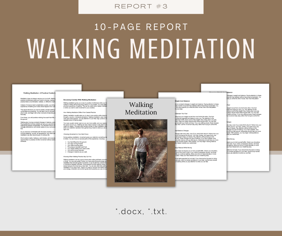 Meditation Techniques Reports | 5 Report Bundle