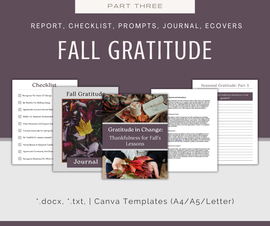 4-Part eCourse: Seasonal Gratitude