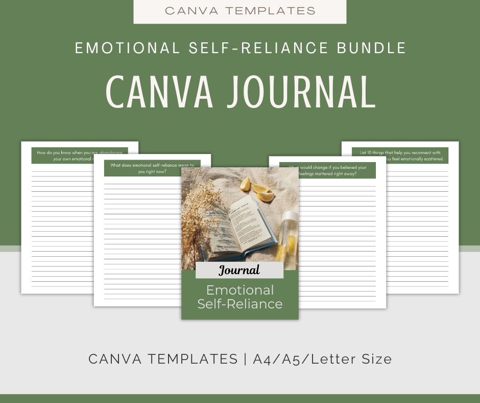 Emotional Self-Reliance | Content & Journal Bundle